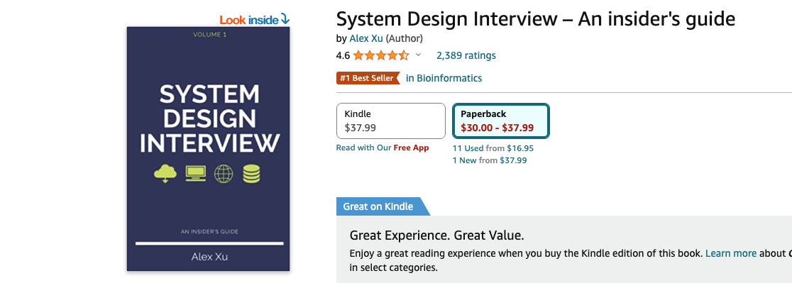 [Book] System Design Interview Vol. 1